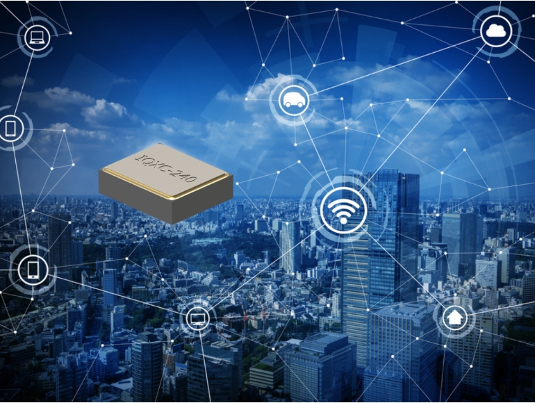 IQD提供了全球最小的石英晶体IQXC-240